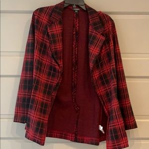 COPY - Red and black blazer